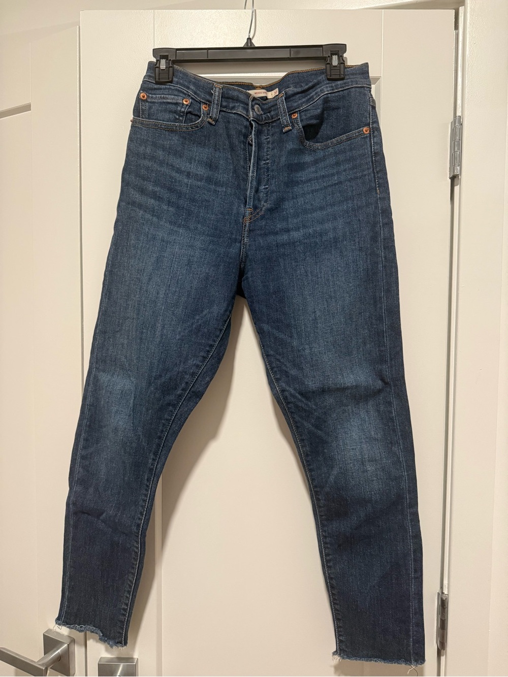 Levi's Women's Skinny Jeans in Dark Blue Denim